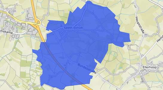 Bodenrichtwertkarte Seeth Ekholt
